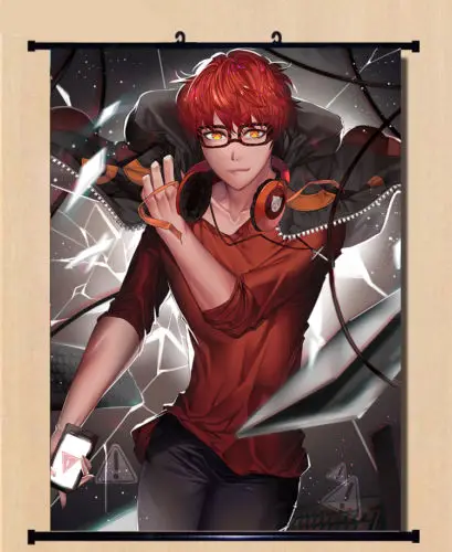 

Mural Wall Poster Scroll Home Decor Game Mystic Messenger 707 Luciel Choi #ee