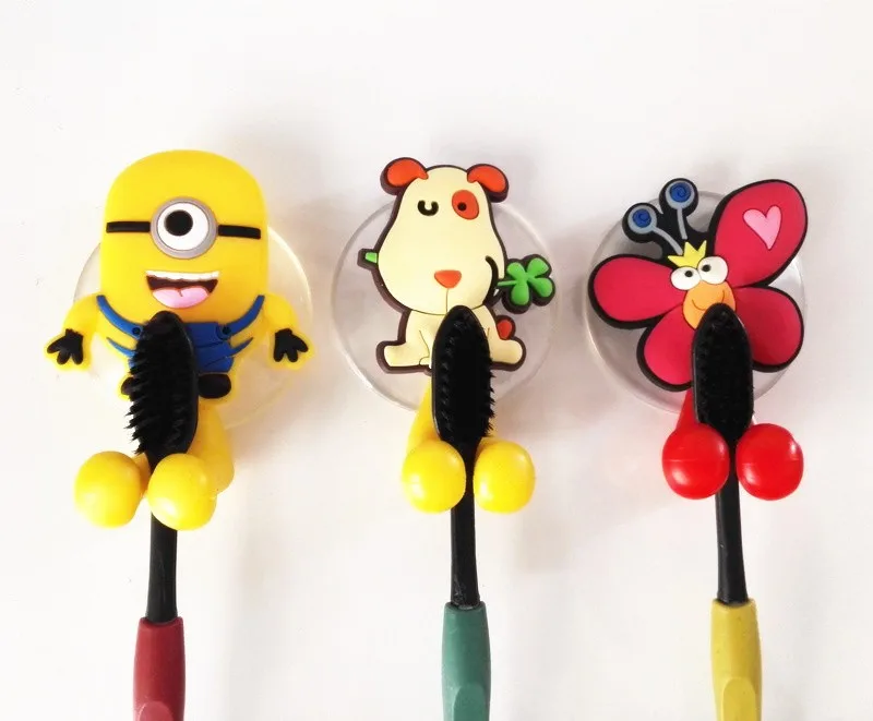 Hello Kitty Cartoon Suction Cup Toothbrush Holder Eco-Friendly Sadoun.com