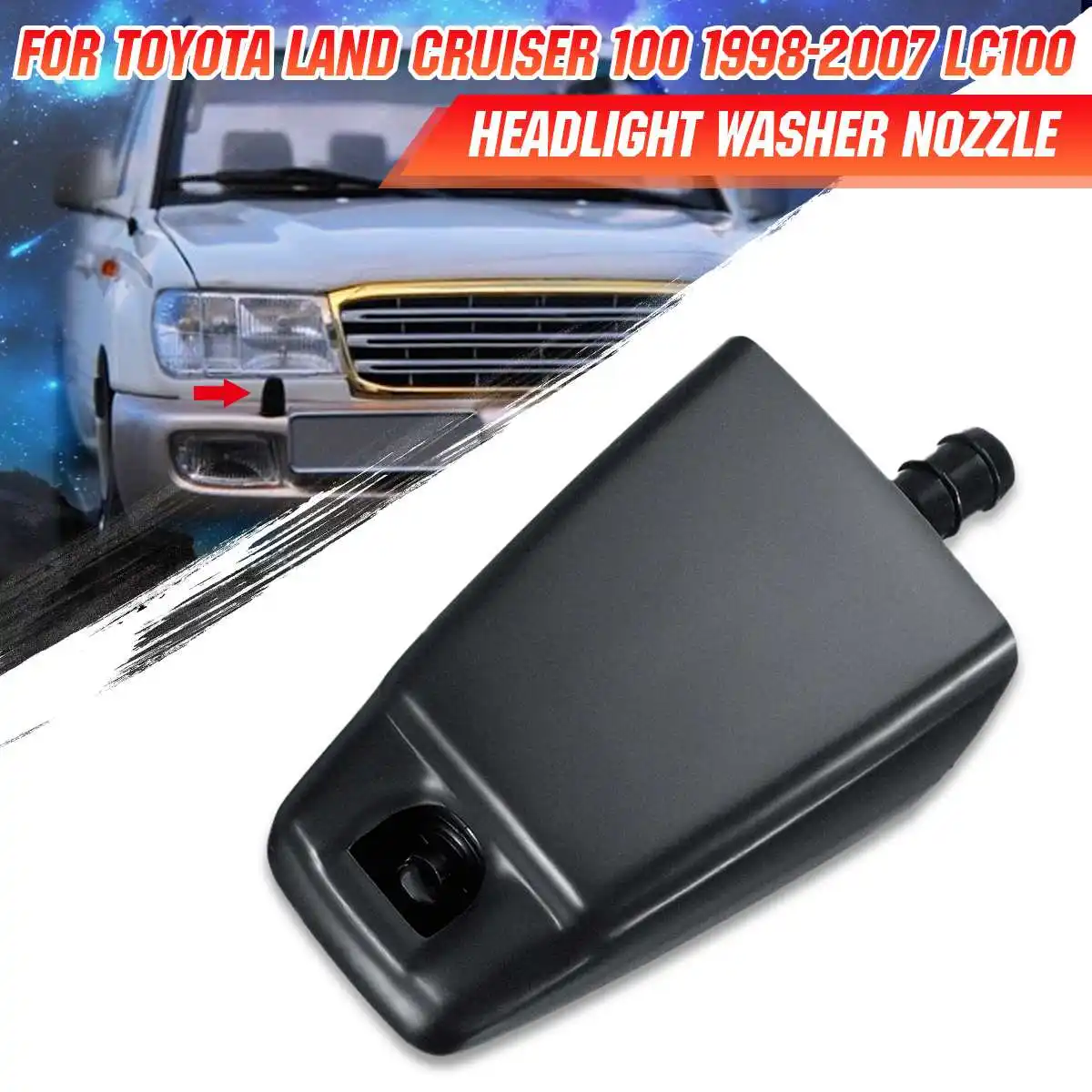 

Front Headlight Light Lamp Washer Water Spray Wipers Nozzle JetNozzle 85044-60060 For Toyota Land Cruiser 100 LC100 1998-2007