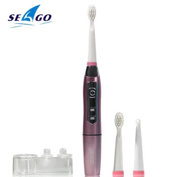 

SEAGO Electric Toothbrush Waterproof Sonic Tooth Brush Adult Toothbrushes with Timer Teeth Whiten Battery Toothbrush Best Gift !