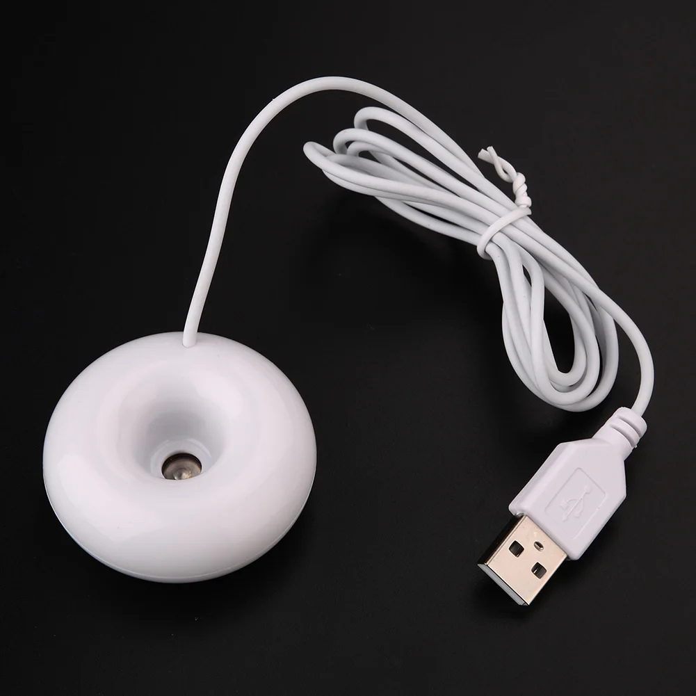 Мини Портативный пончики USB увлажнитель воздуха очиститель Арома диффузор пара