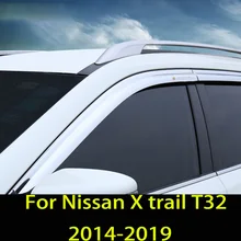 Для Nissan X trail T32 X-trail- брови дождь щит окно лист мигающий светильник Блокировка Анти-туман Артикул