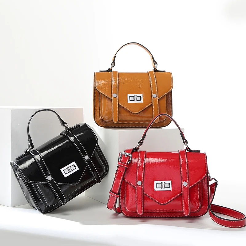 

2018 Women Leather Handbag Chain Solid Shoulder Bag Mini Bags Woman Messenger Bag Purses and Handbags Best Gift