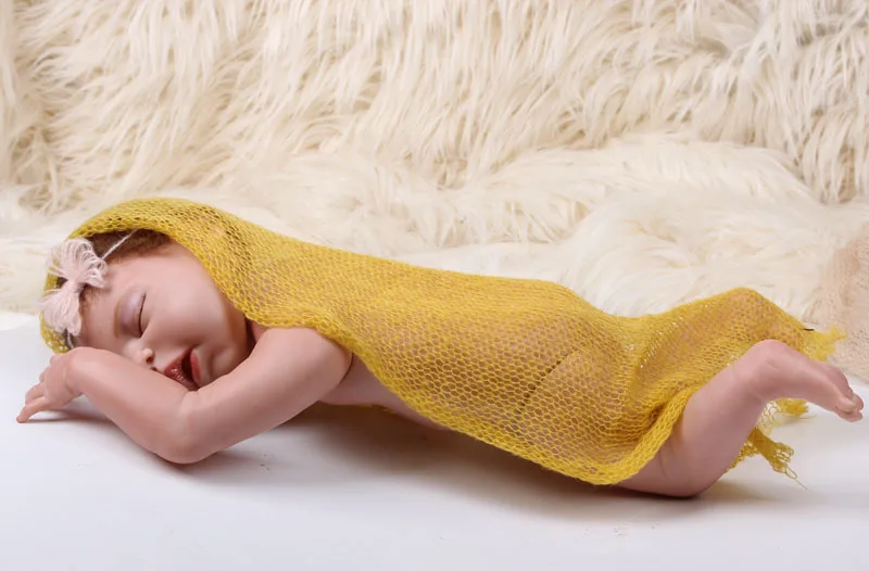 4060cm Newborn Baby Swaddle Wrap Soft Newborns Photography Props Baby Blanket Baby Boy Girl Knitted Infant Sleeping Wraps 0-2M (26)