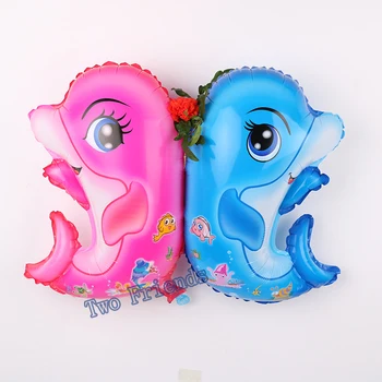 

Siamese Dolphin Balloons inflatable air balloon 20pcs Children Classic Toys happy birthday Party Decorations kids air balloons