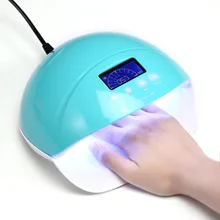 Высокое качество 50 Вт УФ светодио дный лампы для ногтей 28 шт. светодио дный s Сушилка для ногтей маникюрные инструменты отверждения ногтей гель инструменты для полировки ногтей красные, синие свет