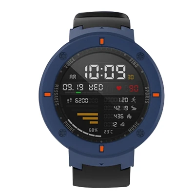 YUEDAER Жесткий ПК защитный чехол для Xiaomi Huami Amazfit Verge 3 Смарт часы Чехол Мода оболочка протектор чехол для часов - Цвет: blue