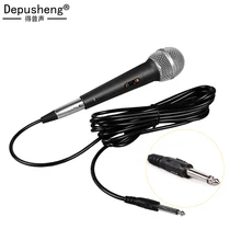 Новое поступление ручной проводной микрофон depusheng C1 для пения, говоря, обучение