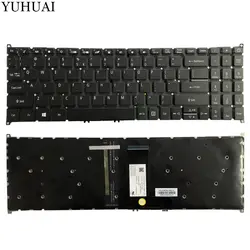 Новая клавиатура США для acer Swift 3 SF315-51 N17P4 Клавиатура для ноутбука без рамки черный