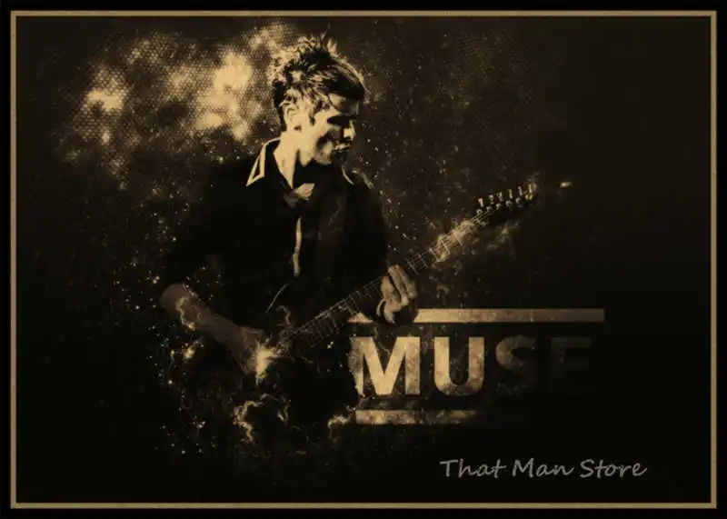 Muse постер. muse винтажный Ретро постер с рок музыкой крафт бумага декоративный