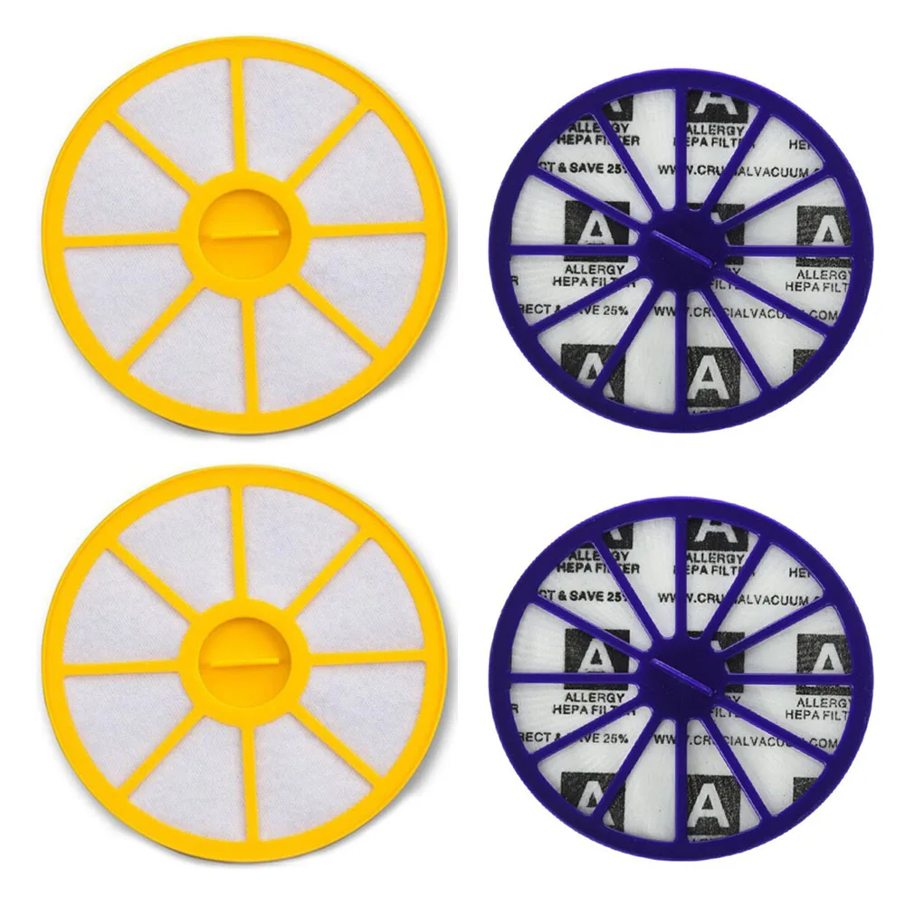

2 Sets Replacement Hepa Filter Pre Post-motor Filter for Dyson DC14 Primary Blue Foam Filters & Purple Post-motor HEPA Filter