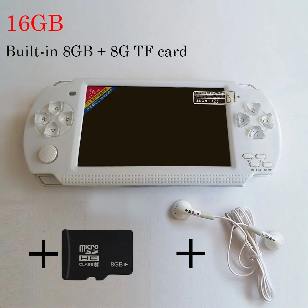 Free Shipping Portable Handheld Game Console 8gb built in 1000+ Games