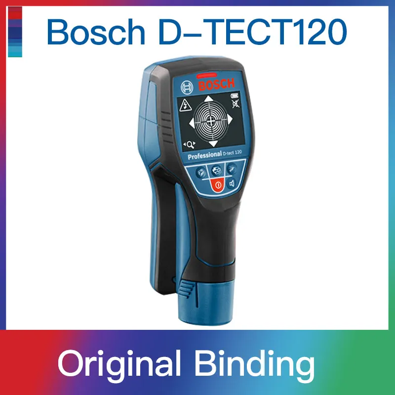 Bosch D-tect120 профессиональный детектор стены и пола металлический кабель деревянный шланг детектор - Цвет: D-tect 120