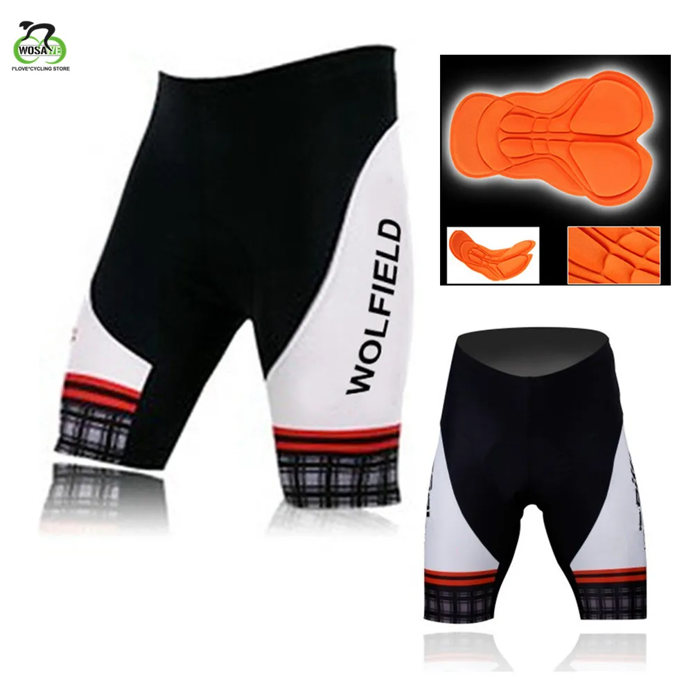 

WOSAWE 5D Padded Cycling Shorts Shockproof MTB Bicycle Shorts Road Bike MTB Downhill Shorts Ropa Ciclismo Tights For Men Women