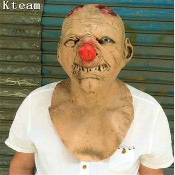 

2017 Hot New Halloween Adult Mask Zombie Mask Latex Bloody Scary Extremely Disgusting Full Face Mask Costume Party Cosplay Prop