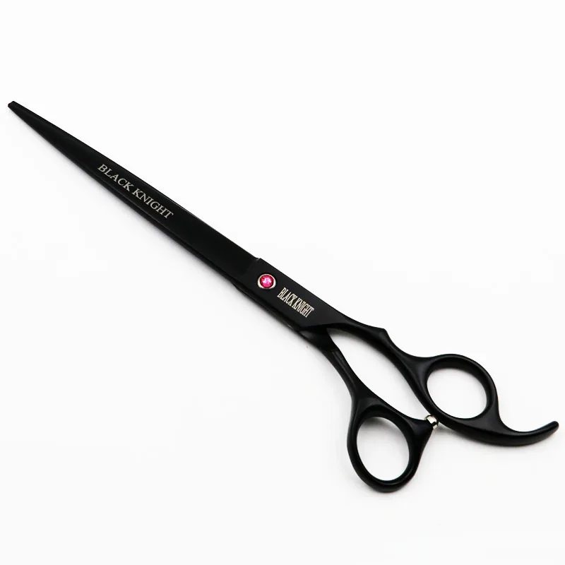 Tesoura profissional de cabeleireiro, cavaleiro preto de