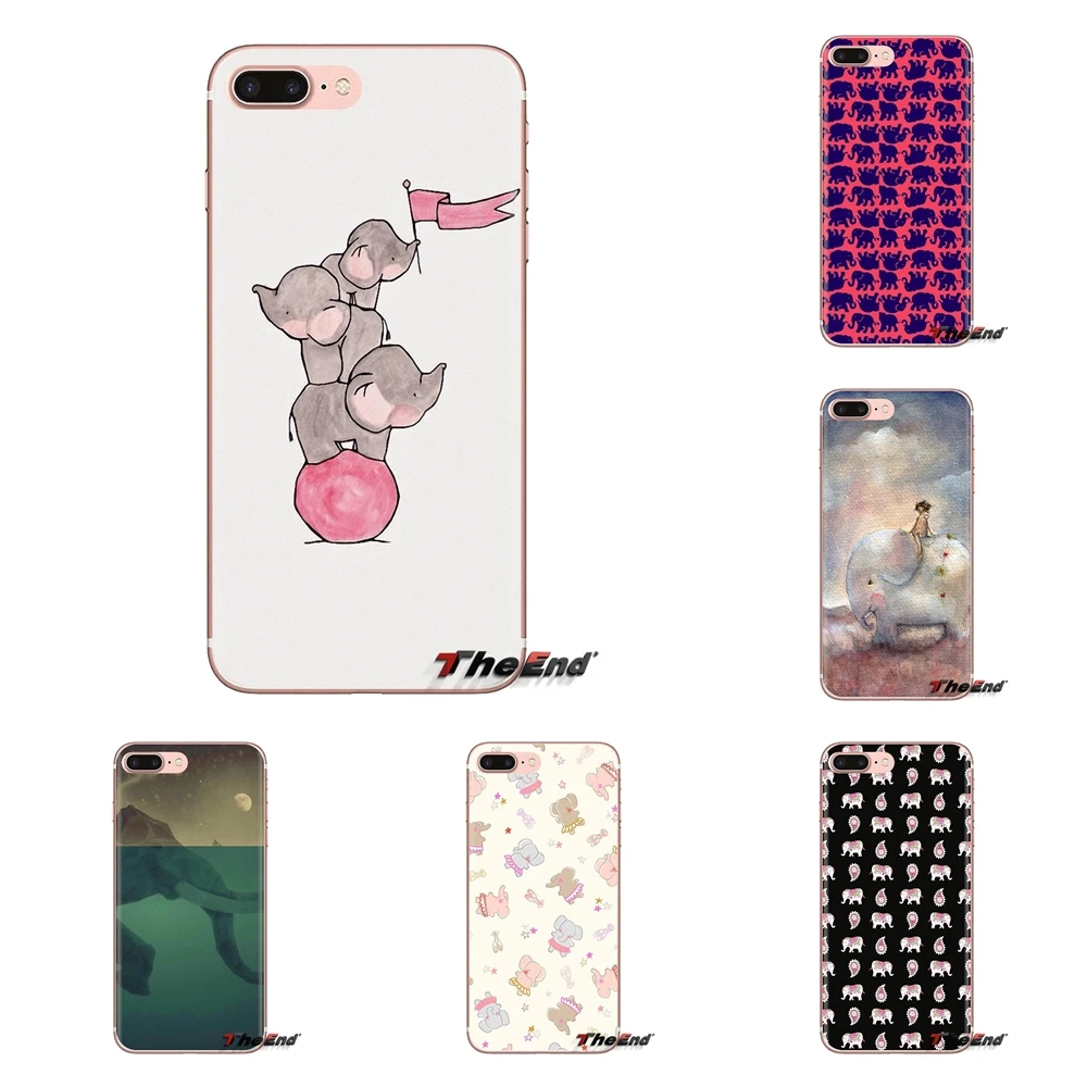 Soft Shell Covers elephants Pattern Collage tribal For Huawei Nova 2 3 2i 3i Y6 Y7 Y9 Prime Pro GR3 GR5 2017 2018 2019 Y5II Y6II |