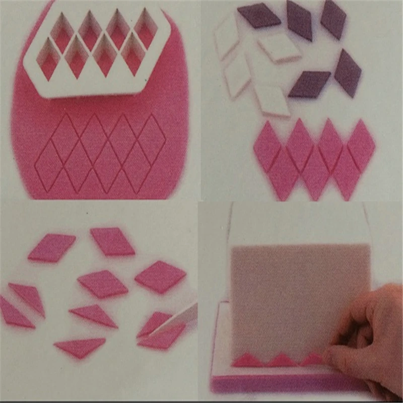 2 шт./компл. формы для торта Sugarcraft пластиковые помадки резак помадка плесень