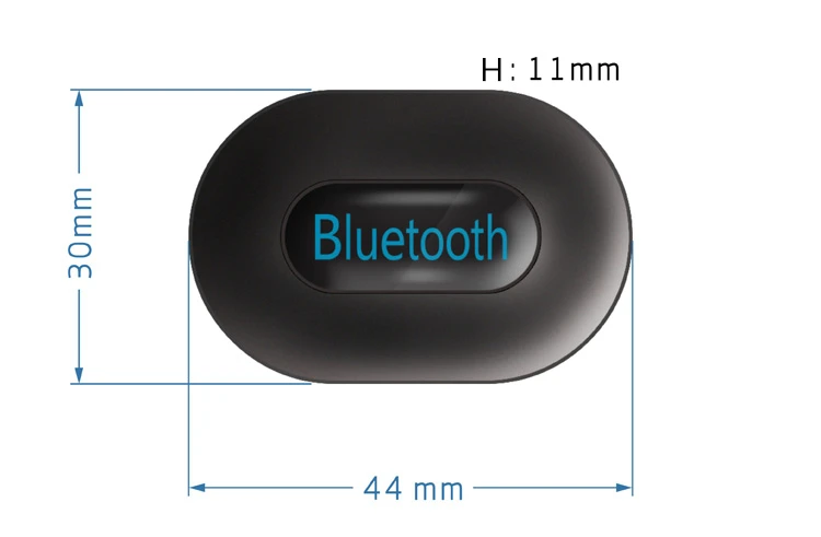 Портативный мини беспроводной Bluetooth автомобильный комплект Bluetooth 3,0 музыкальный приемник Bluetooth адаптер 3,5 мм стерео Hands Free автомобильный дополнительный громкоговоритель