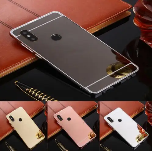 Роскошные зеркальные Чехлы цвета розового золота для Huawei Nova 3i алюминиевая