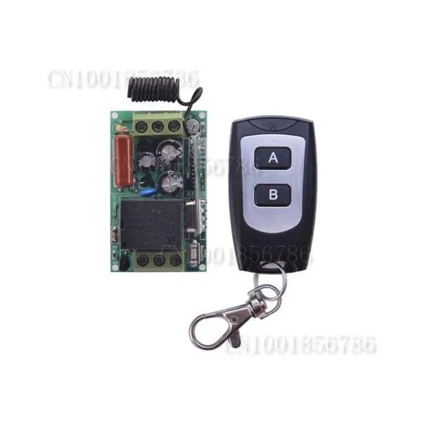 

AC220V 1CH Wireless Radio Remote Control Lighting Power Switch System Learning Code 315/433.92MHZ