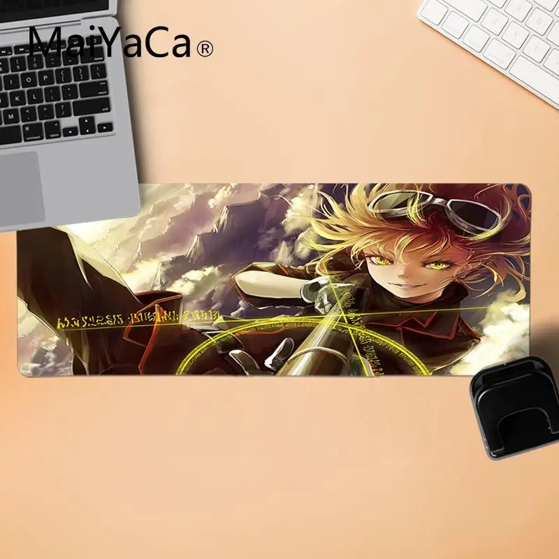MaiYaCa нескользящий ПК Youjo Senki коврик для мыши геймерская игра коврики прочный резиновый коврик для мыши коврик игровой коврик для мыши - Цвет: LockEdge 30x80cm