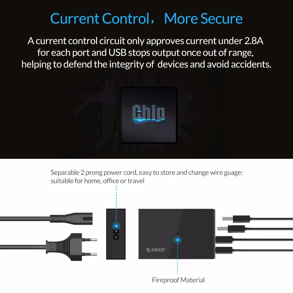 ORICO 4 منافذ QC2.0 سريعة تهمة سطح المكتب شاحن يو اس بي 5 V 34 W ماكس سريع شحن شاحن للهاتف المحمول iphone x samsung s9 ORICO 4 منافذ QC2.0 سريعة تهمة سطح المكتب شاحن يو اس بي 5 V 34 W ماكس سريع شحن شاحن للهاتف المحمول iphone x samsung s9
