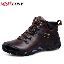 Outdoor Climbing Traveling Camping Snow Boots Winter Fur Warm Martin Shoes Comfort Wear Waterproof Ankle Boots Botas Men Boots