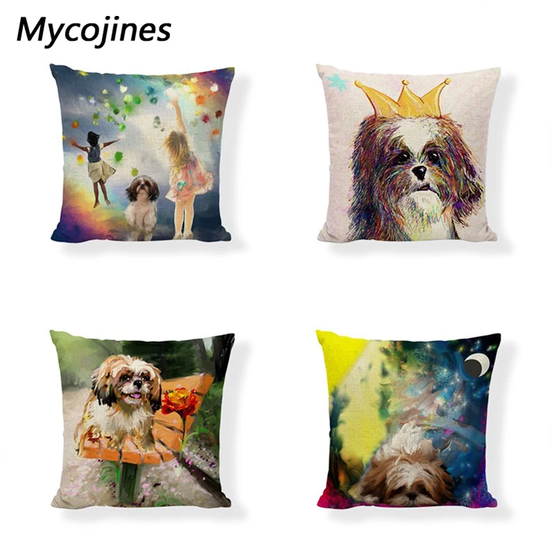 shih tzu cushion covers