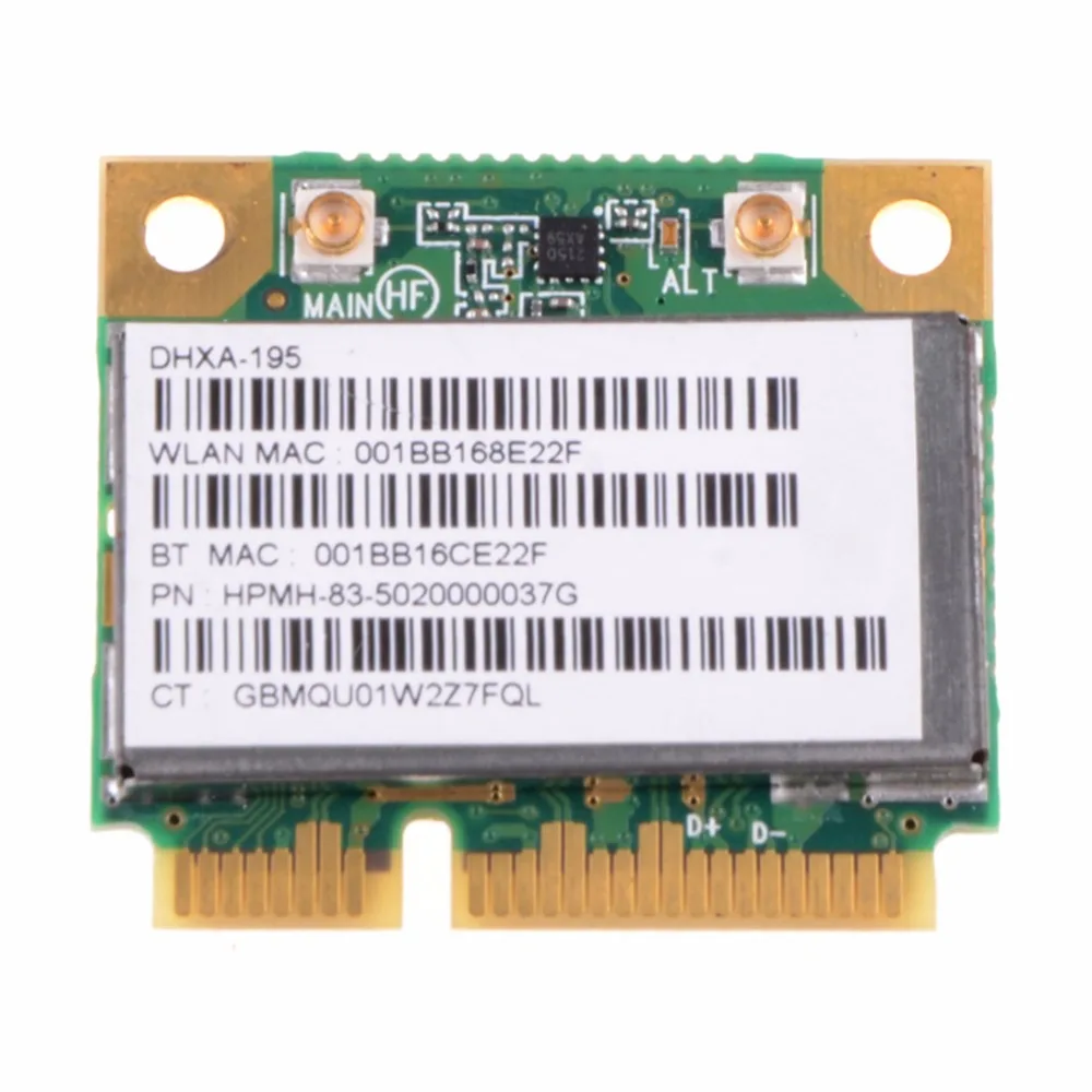 

Wireless Notebook Network Cards Bluetooth Combo Card Fit For AR5B195 AR9002WB Wifi AR3011 BT3.0 Laptop Network Cards VC981 P30