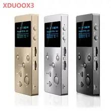 Original XDUOO X3 Professional lossless Hi-Fi Music Player Portable High Resolution Digital MP3 with HD OLED Screen Dual SD Slot