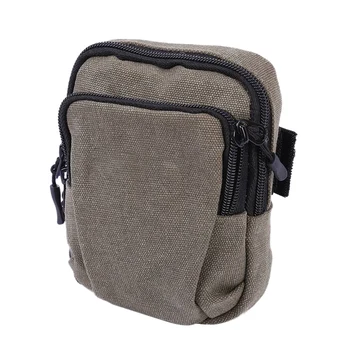 

Outdoor Running Waist Bag Canvas Multi Functional Lightweight Waterproof Zipper Sports Bags Purse Equipment For Gadgets Pro