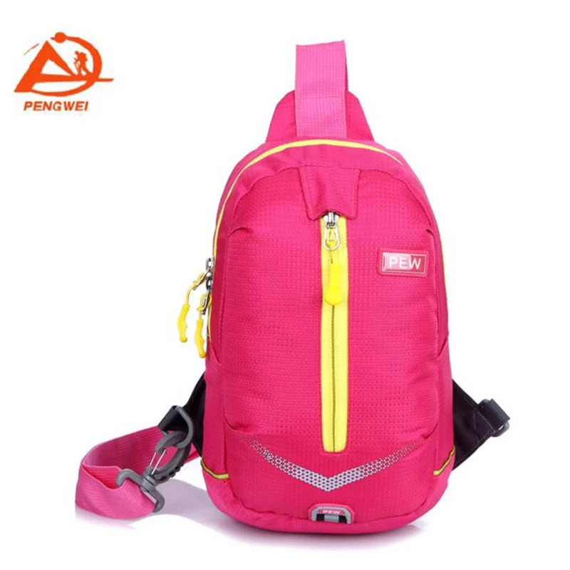 

Pengwei Fashion Men Women Chest Pack Lovers Crossbody Bag Leisure Waterproof Chest Waist Pack Shoulder Fanny Bags Pouch P411