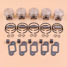5 Pack 38mm Piston 10mm Pin Kit & Needle Bearing For STIHL MS 180 MS180 018 OEM # 1130 030 2003 / 11300302003 5 Pack 38mm Piston 10mm Pin Kit & Needle Bearing For STIHL MS 180 MS180 018 OEM # 1130 030 2003 / 11300302003