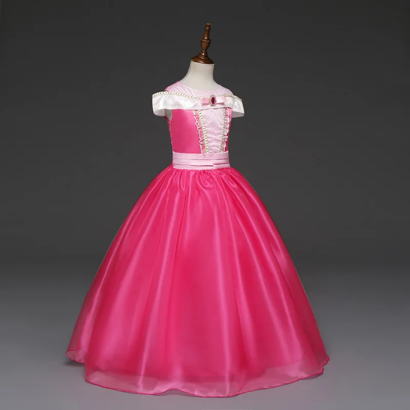 LAKAKSTY Children Girls Dress Princess Aurora Cosplay Costume For Kids Baby Girl Birthday Party  Fancy Dresses New Tulle Clothes (2)