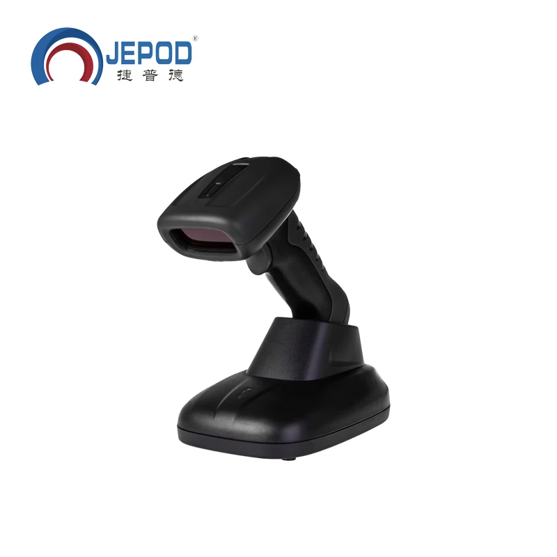 JP W6 wireless 2d barcode scanner read codes on paper & screen handheld