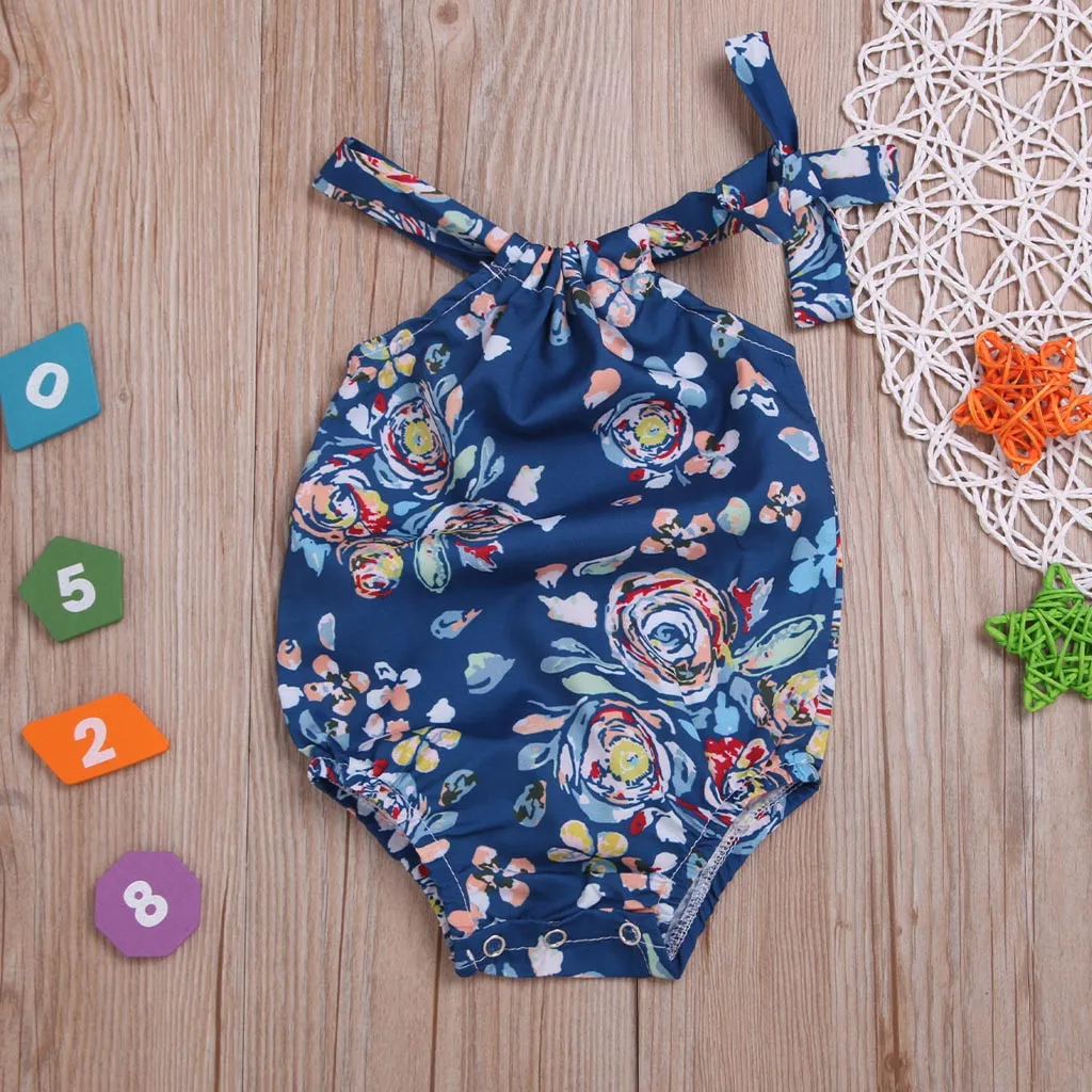 

Newborn Kid Baby Girls Floral Print Casual Princess Tops Bodysuit Romper Cute Toddler Newborn Baby GirlsOutfits Cold Clothes