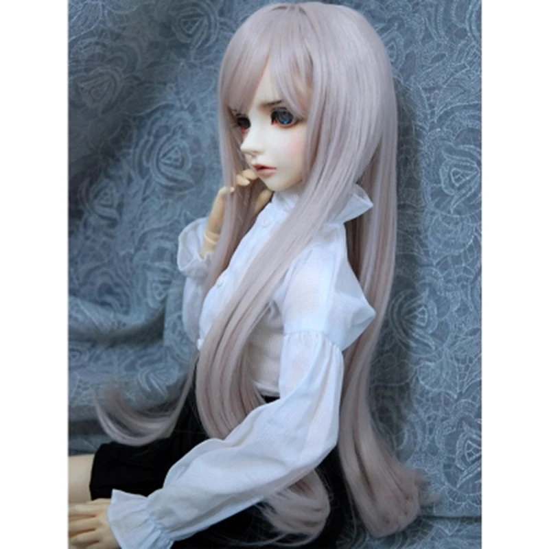 Allaosify bjd hair1/3 1/4 1/6 Bjd SD куклы парик высокой Температура провод красивые длинные вьющиеся BJD парик Супер dollfile для кукольных волос