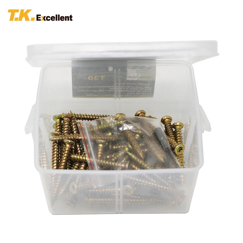 T. K. EXCELLENT 51 шт./компл. M7.5x60mm Шестигранная розетка плоский потайной винт для
