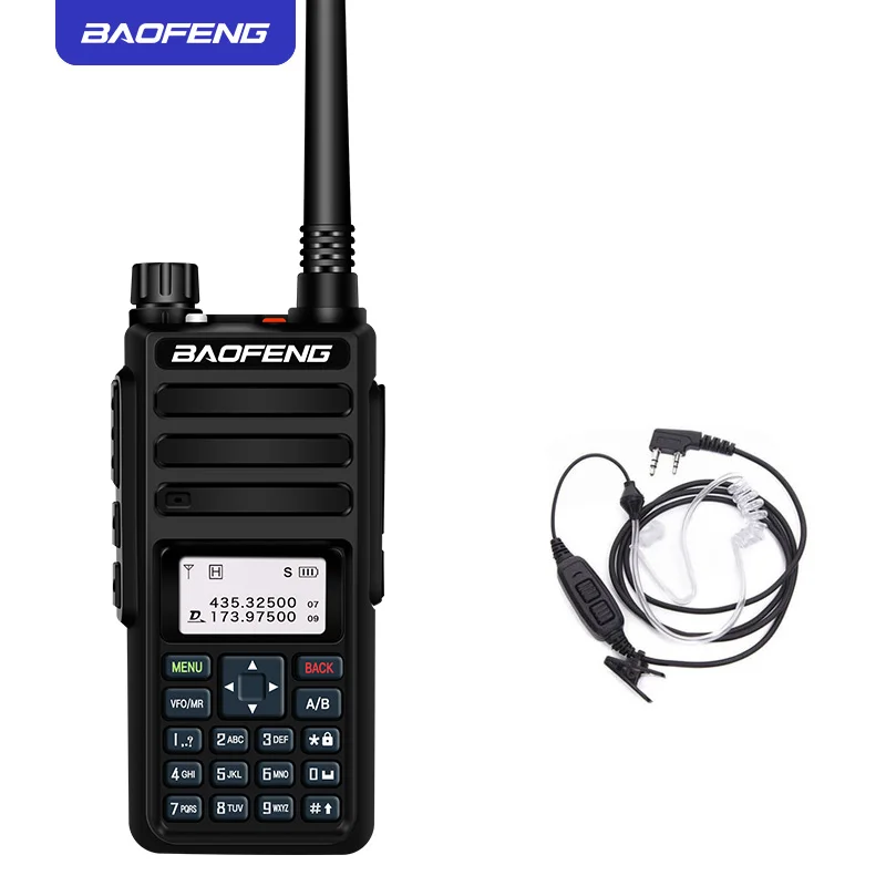 Baofeng DM-1801 Dual Band Dual Time slot DMR цифровой/аналоговый 2Way радио 136-174/400-470 МГц 1024 Каналы Ham иди и болтай Walkie Talkie DMR - Цвет: Красный