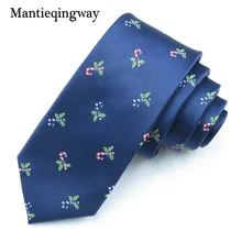 Mantieqingway Рождественский узор галстуки для мужчин свадебные костюмы узкий галстук Gravatas тонкий галстук-бабочка галстук Рождественский подарок