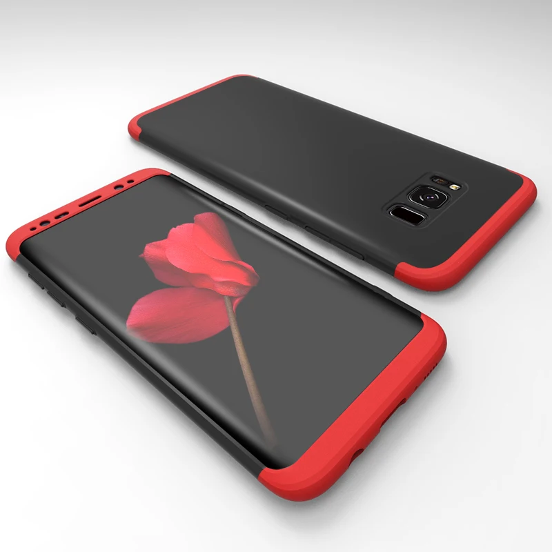 Double Dip чехол для samsung Galaxy S8 S9 Plus Dual броня полная защита 360 S6 S7 край крышки Примечание