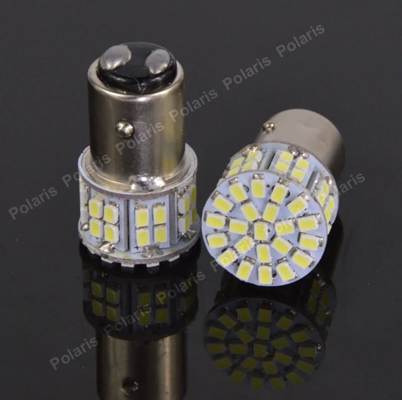 2 шт. супер яркий BAY15D 1157 50SMD 1206 T25 светодиодный DC 12 В 50 светодиодный задний тормозной светильник для автомобиля поворотные сигнальные лампы лампа заднего хода 50 SMD