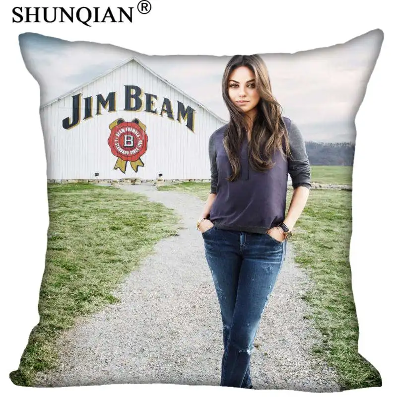

New Arrival Mila Kunis Pillowcases zipper Custom Pillow Case More Size Custom your image gift