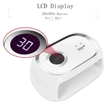 Абсолютно новая УФ лампа 48 Вт Сушилка для ногтей Pro UV светодиодный лампа для сушки гелевых ногтей для быстрой сушки Гель-лак льдинка светильник для машинка для маникюра