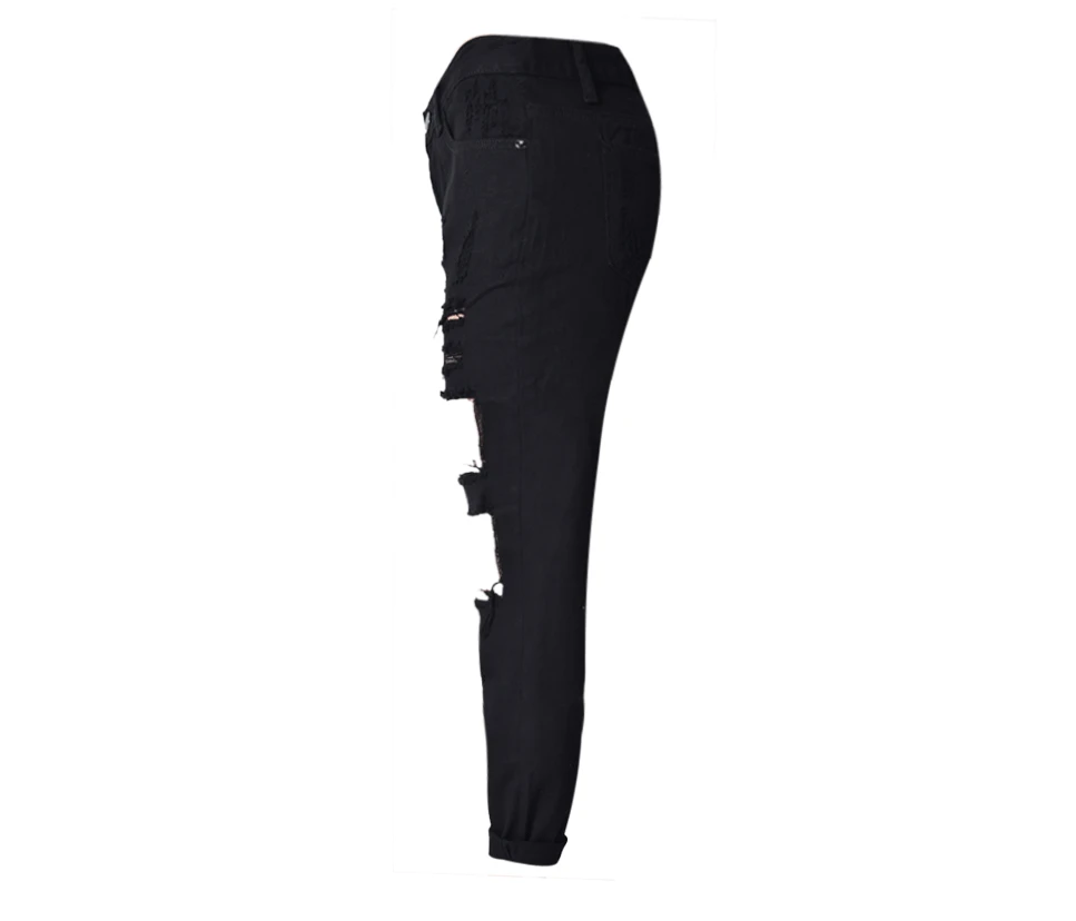 2017, quick sell through, ebay, hot, burst, Russian women, holes, cowboy, loose, straight nine pants, selling, supply (34)