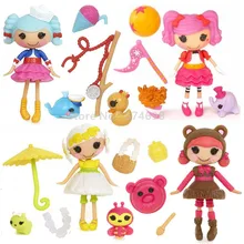 Мини Lalaloopsy 4 шт. набор кукол с домашними животными и аксессуарами фигурка игрушки детские игрушки куклы для девочек детские подарки