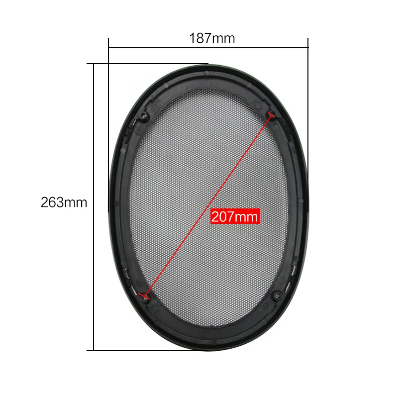 Conjunto de Malha para Alto-falante Armação em Plástico + Capa de Metal Ghxamp Automotivo Peças Polegadas Tela Protetora 2 6x9 - Image 2