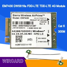 EM7430 GOBI6000 Cat6 300M 4G сим-карту, модем LTE для DELL 7280 7285 7290 7389 7390 7480 7490 E7470