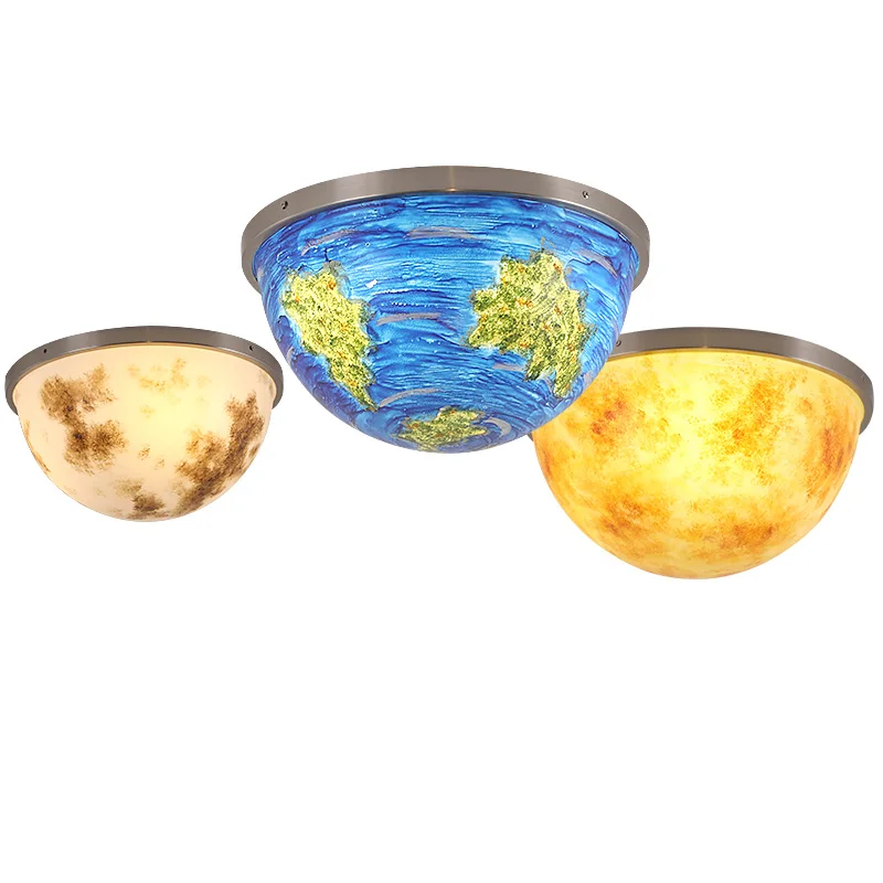 

Modern Creative Planet Children's Room Ceiling Lamp Space constellation Lamp Nursery Decorative lamp